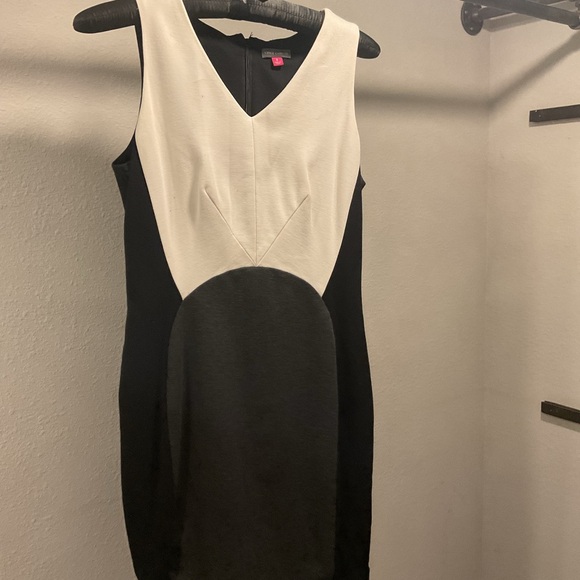Vince Camuto Black and White Mini Dress - Picture 1 of 3
